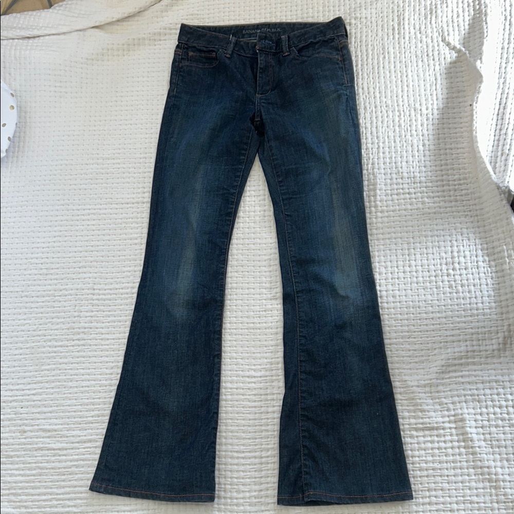Banana Republic Dark Blue Flare Jeans